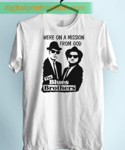 Mission From God Blues Brother Unisex Adult Tshirt