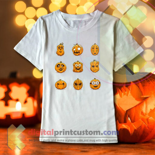 Pumpkin Characters Funny T-shirt
