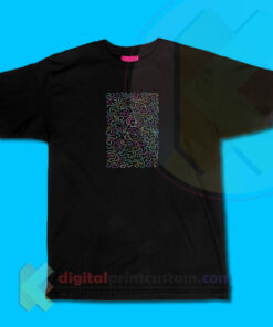 Retro Psychedelic Deconstructed T-shirt
