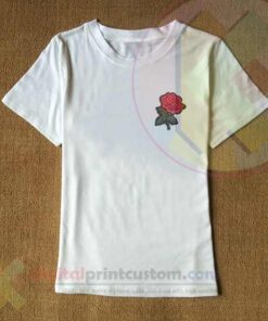 Rose Embroidered T-shirt