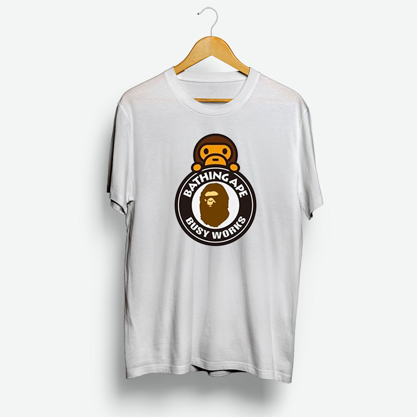 A Bathing Ape Milo On Busy Works Shirt Design By