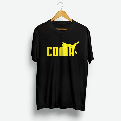 Coma X Puma Logo Parody T-Shirt