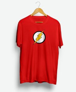 DC Flash Logo Men's Red T-shirt
