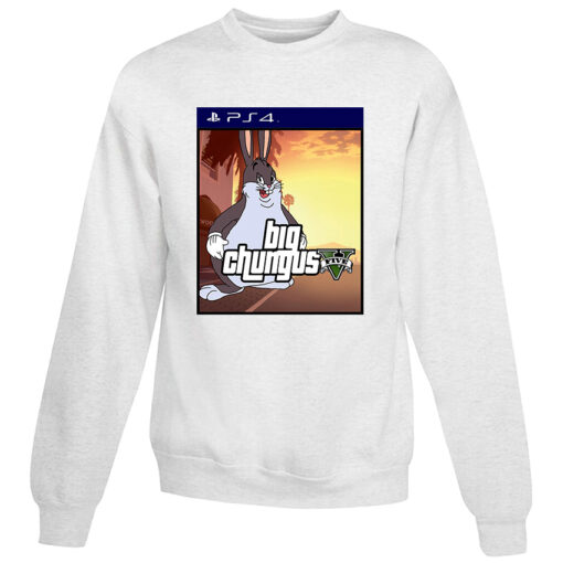 Chungus X PlayStation 4 Meme Sweatshirt