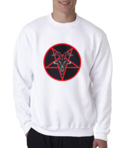 For Sale Pentagram With Demon Baphomet Satanic Sweatshirt