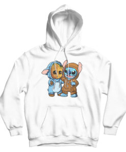 For Sale Stitch And Groot Funny Hoodie