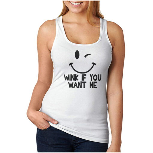 For Sale Wink If You Want Me Tank Top Trendy Clothing