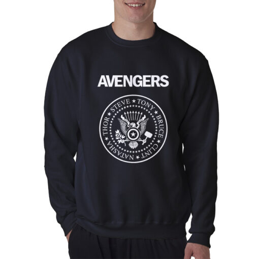 Ramones Marvel Parody Graphic Sweatshirt