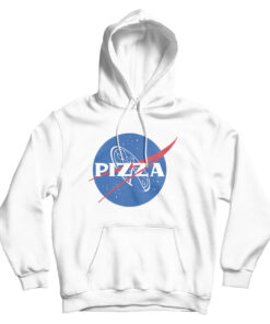 Nasa Pizza Parody Logo Hoodie