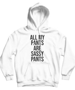 All My Pants Are Sassy Pants Hoodie
