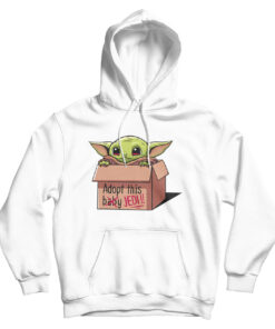Baby Yoda Adopt This Baby Jedi Hoodie