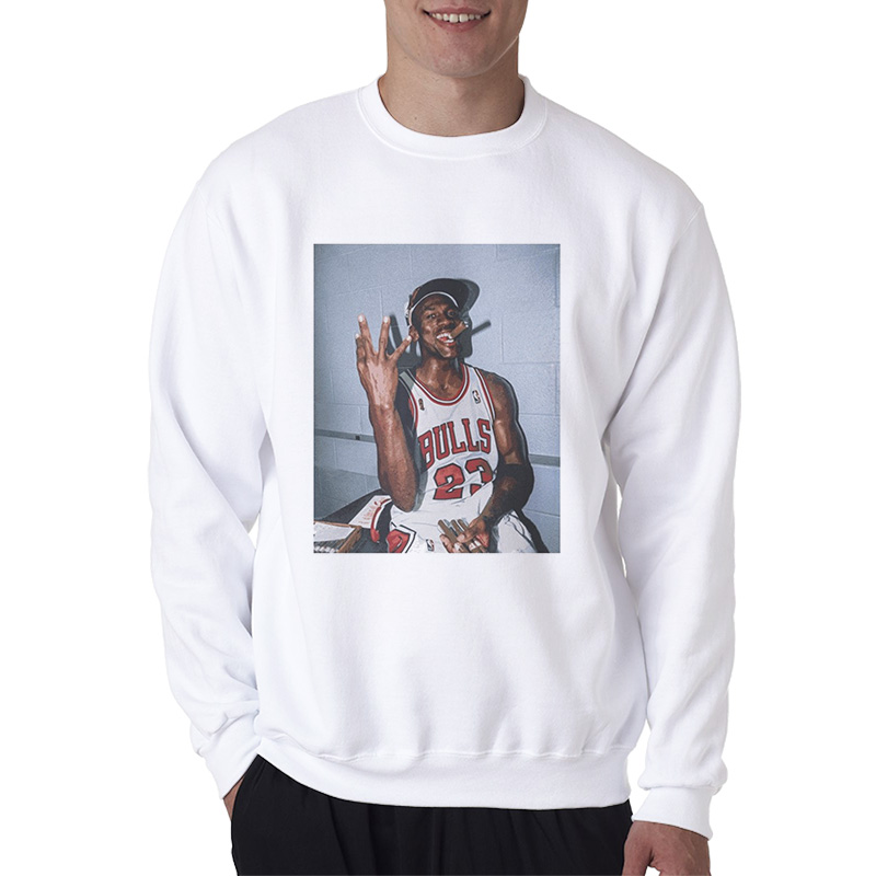 Vintage Michael Jordan Three Peat Sweatshirt For Men's And Women's