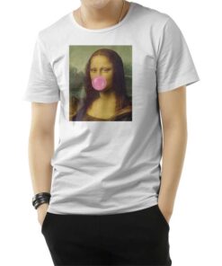 Bubble Gum Mona Lisa Parody T-Shirt