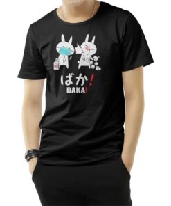 Funny Japanese Baka Rabbit Slap T-Shirt