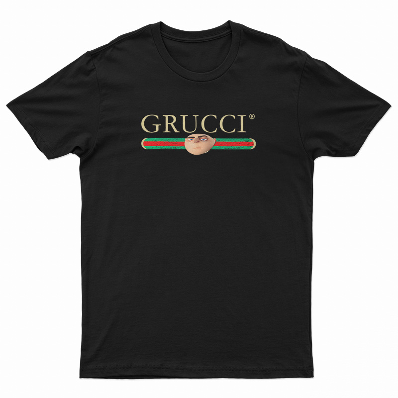 Grucci Despicable Me Gru Parody T-Shirt For Men's And Women's