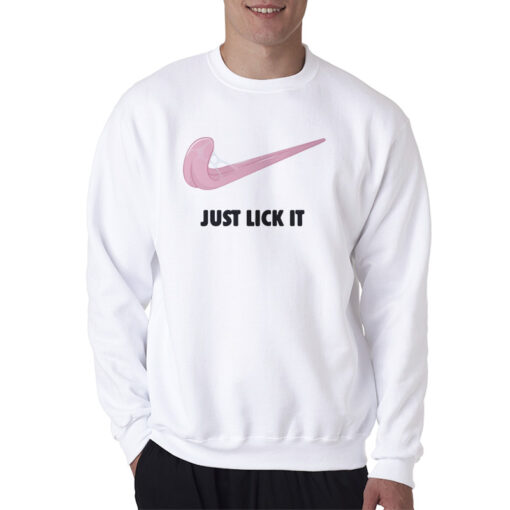 Just Lick It X Nike Parody Sweatshirt