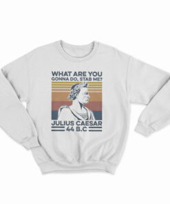 What Are You Gonna Do Stab Me Julius Caesar 44 Bc Sweatshirt
