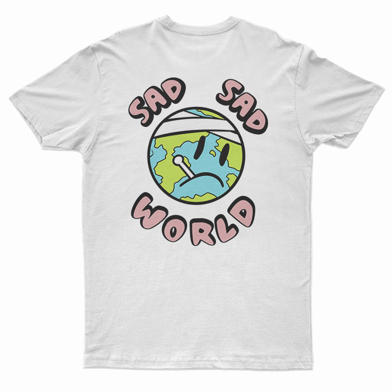 Get It Now A-Lab Sad Sad World T-Shirt For Men's And Women's
