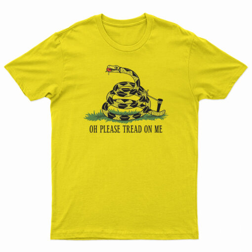 Oh Please Tread On Me Libertarian Flag T-Shirt - Digitalprintcustom.com