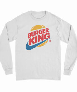 Burger King Logo Parody Long Sleeve T-Shirt