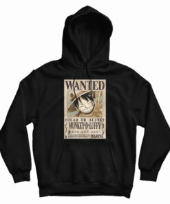 WANTED Dead Or Alive Monkey D. Luffy Hoodie