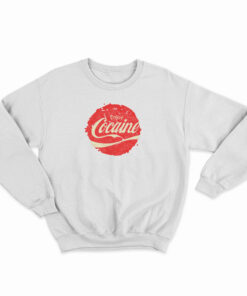 Enjoy Cocaine Parody Logo Coca Cola Sweatshirt