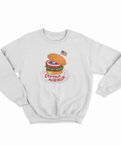 Captain America Burger Sweatshirt