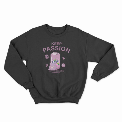 Keep Passion With Ghost Pokemon Gengar Purple Fanta Sweatshirt