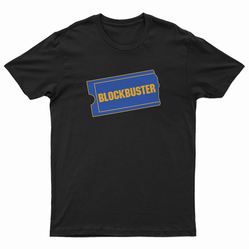 Vintage Blockbuster Logo T-Shirt For UNISEX - Digitalprintcustom.com