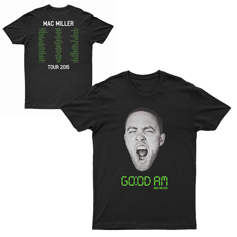 Alimdsezjd Cool Mac Miller GO:OD AM Faces K.I.D.S. Print Jersey Shirt Black  : : Clothing, Shoes & Accessories