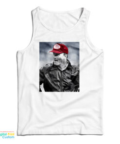 Barry Switzer With Beat Texas Hat Tank Top
