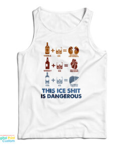 Wine Fine This Ice Shit Is Dangerous Tank Top