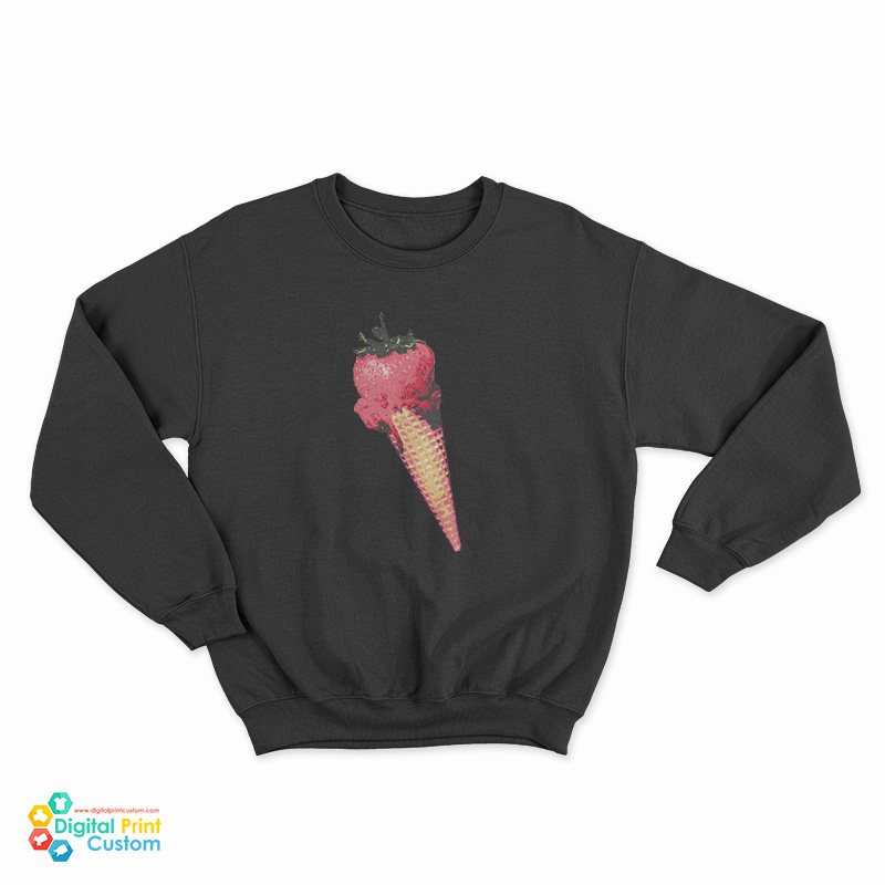Olivia Rodrigo Strawberry Ice Cream Sweatshirt For UNISEX