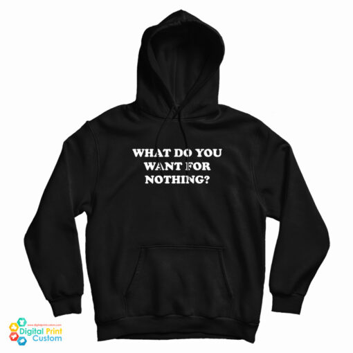 What Do You Want For Nothing Hoodie