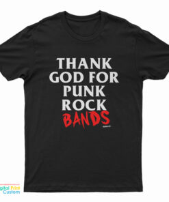 Blink-182 Thank God For Punk Rock Bands T-Shirt