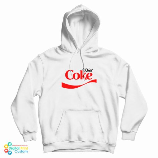 Diet Coke Coca-Cola Parody Logo Hoodie