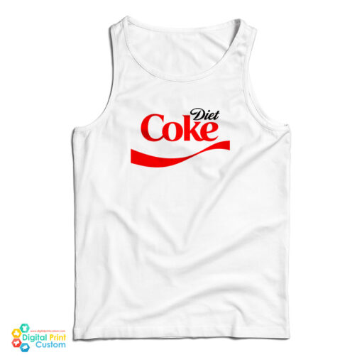 Diet Coke Coca-Cola Parody Logo Tank Top