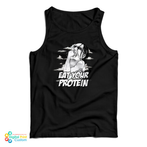 Ymir Eat Your Protein Attack On Titan Tank Top