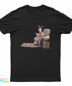 Wallace And Gromit Gromit Knitting T-Shirt