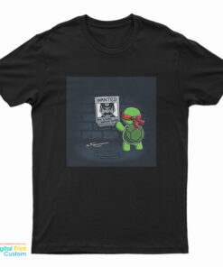 Wanted Mario Brother Super Turtle Fro Crimes Against Turtles T-Shirt