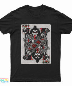 KISS Gene Simmons Playing Card T-Shirt