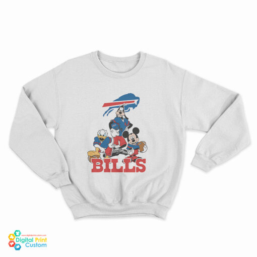 Mickey Mouse Characters Disney Buffalo Bills Sweatshirt