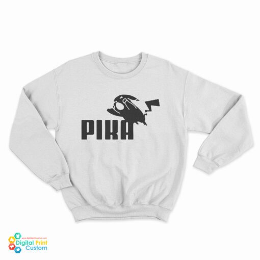 Pika Pikachu Pokemon Puma Logo Parody Sweatshirt