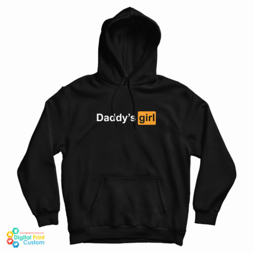 Daddy's Girl Pornhub Logo Parody Hoodie