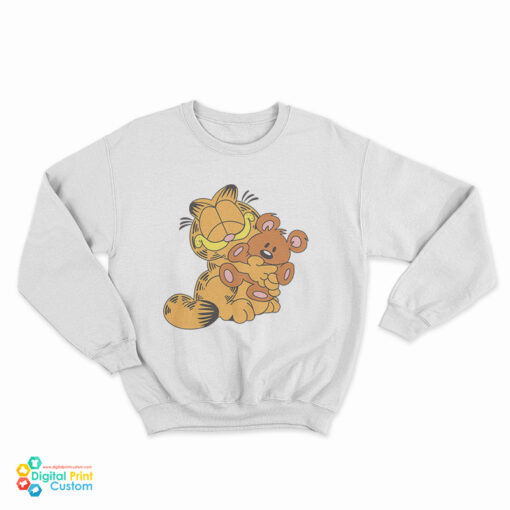 Garfield Hug Teddy Bear Sweatshirt