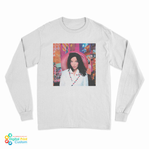 Björk Post Album Cover Long Sleeve T-Shirt