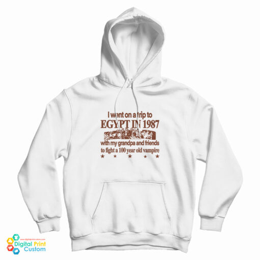 I Went On A Trip To Egypt In 1987 Hoodie