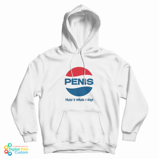 Penis Pepsi Logo Parody Hoodie
