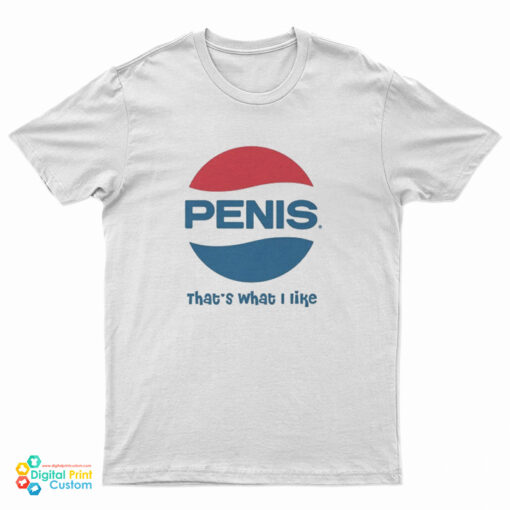 Penis Pepsi Logo Parody T-Shirt