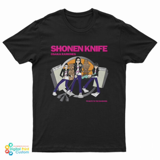 Shonen Knife Osaka Ramones Tribute To Ramones T-Shirt